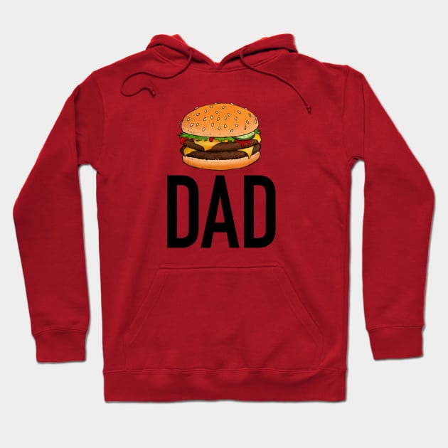 Cheeseburger Dad T Hoodie by Justin Langenberg